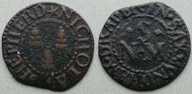 Saxmundham, Nicholas Shepherd farthing N4444